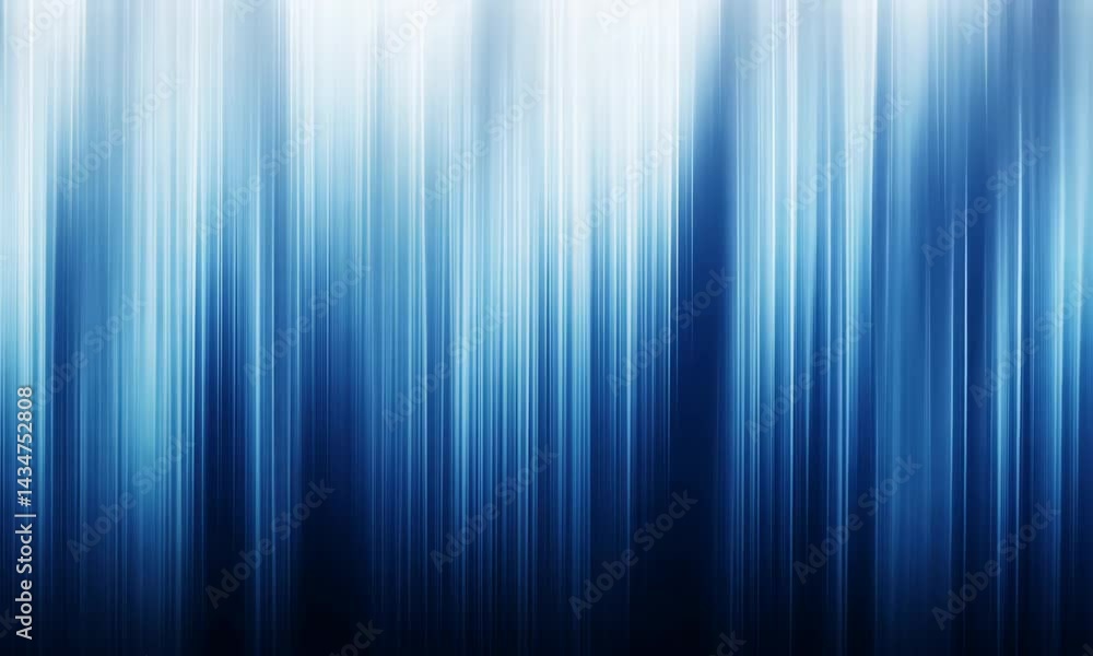 Poster abstract blue motion background with vertical lines creating a dynamic visual flow