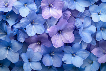 name : enchanting warm bluebell wall, ethereal macro detail,