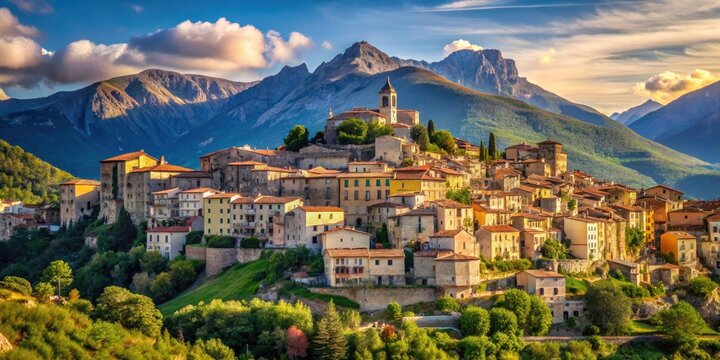 Anversa degli Abruzzi Village Majella Mountain Italy Abruzzo Landscape Photography High Depth of Field