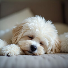bichon frise portrait