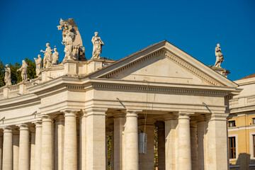 The Papal Basilica of Saint Peter in the Vatican, or simply Saint Peter's Basilica, is a church of the Italian High Renaissance located in Vatican City, an independent microstate enclaved within the c