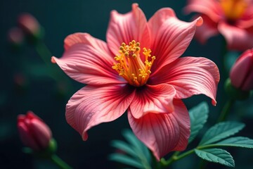 Abstract late-blooming flower, intricate details, wallpaper, plant, botany