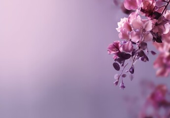 Pink And Purple Flowers Close Up