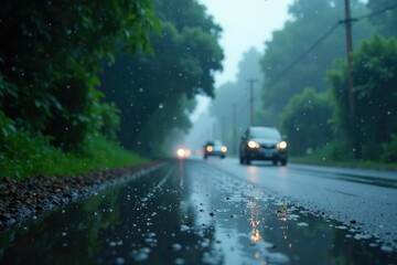 Heavy downpour, large droplets falling on white , droplets, weather, sky