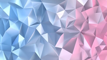 Abstract geometric pattern of triangles in pastel colors