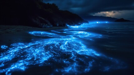 Naklejka premium Bioluminescent Bay