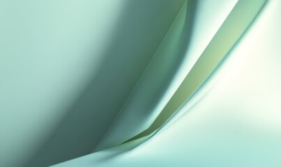 Elegant Green Fabric Drape With Soft Texture