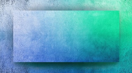 Abstract Blue And Green Gradient Spray Paint Texture Background