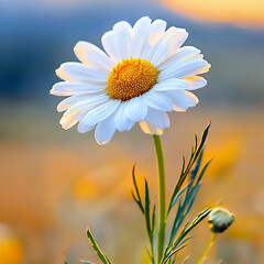 Naklejka premium cheerful daisy sunlight,