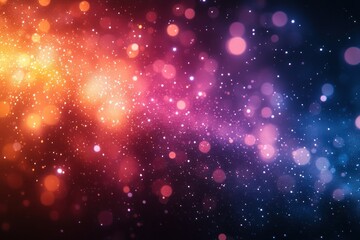 Fototapeta premium Festive Abstract Light Bokeh Background.