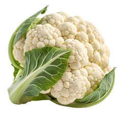 cauliflower isolated on white