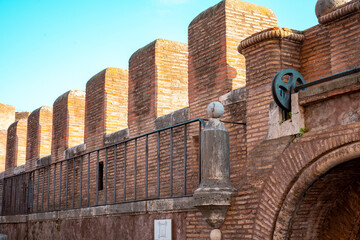 Castel Sant'Angelo, also known as Mausoleum of Hadrian, is a towering rotunda in Parco Adriano,...