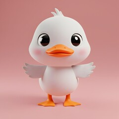 3D Cute Toy Duck