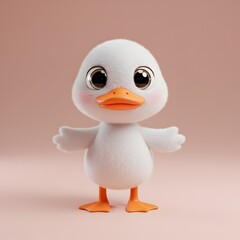 3D Cute Toy Duck