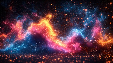 Cosmic Nebula: A Symphony of Colors and Light