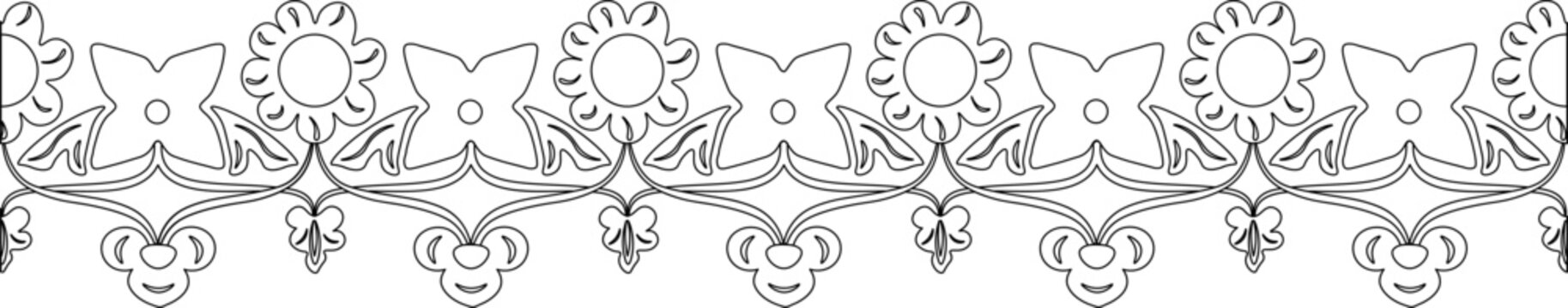Bungo matoari jo bungo malati line art itam .eps