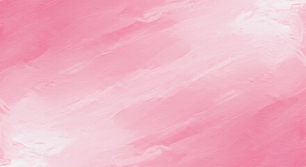 Fototapeta premium A delicate abstract background featuring soft, blended brushstrokes in varying shades of pink, creating a tender and artistic texture.