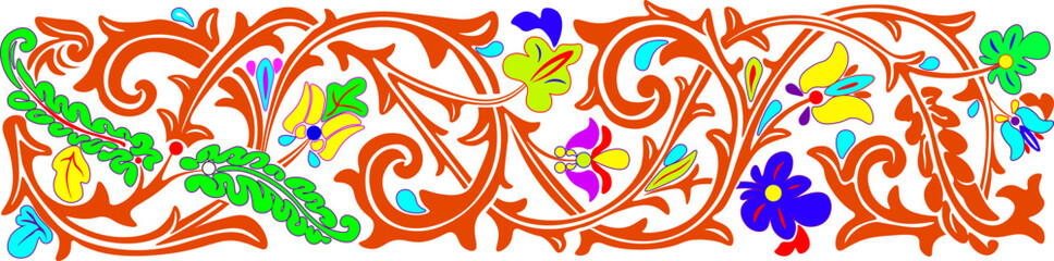 floral pattern with white background. pattern that are colorful