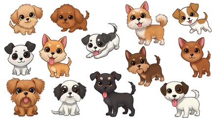 Fototapeta premium A Paw-some Collection AI Generated