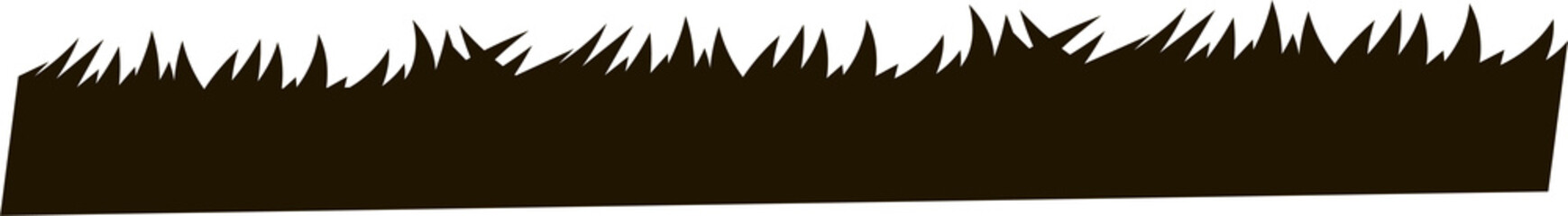 grass on a white background