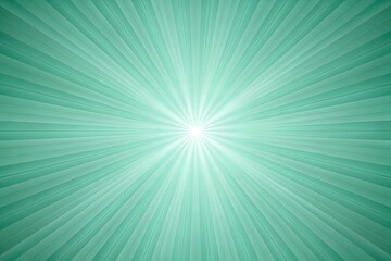 Fototapeta premium Teal sunburst abstract radiant and modern background