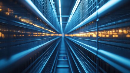 Modern Cage Free Chicken Farm Interior