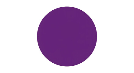 A single purple circle centered on a black background in a simple graphic illustration style