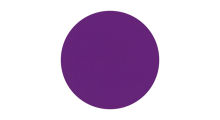 A single purple circle centered on a black background in a simple graphic illustration style