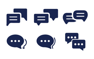 Text, Chat,  message,  icon set, Chat speech bubble, Social media message. Vector illustration  Eps 10