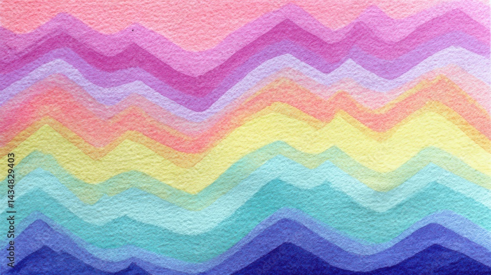 Aufkleber colorful abstract background with rainbow lines and geometric pattern design