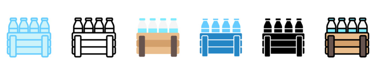 Farm Fresh multi style, mini illustration icon. use for modern concept, print, UI, UX kit, web and app development. Vector EPS 10, related to business, green industry, eco friendly and economy .