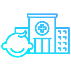Obraz premium Children Hospital Icon