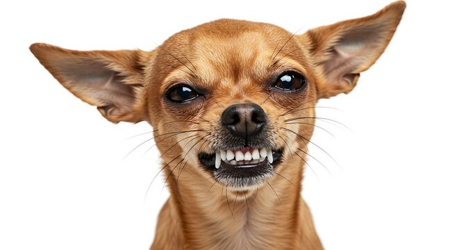 Tiny Terror A Glare Of Fury Unleashed Rage Pocket Predator Small But Mighty The Chihuahua's Wrath Little Lion Heart Fierce Determination Unexpected Bite Beware The Tiny Teeth AI Generated