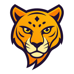 Fototapeta premium Urban Cheetah mascot logo vector