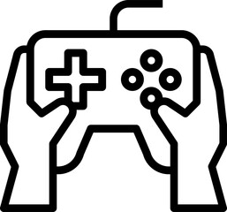 game controller illustration on a white background     