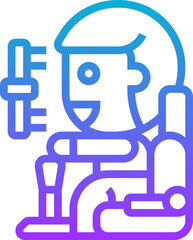 gear shift illustration on a white background     