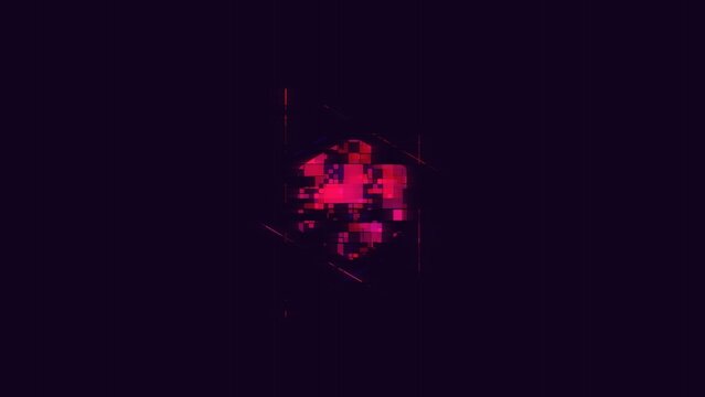 Pixelated Logo Reveal 02