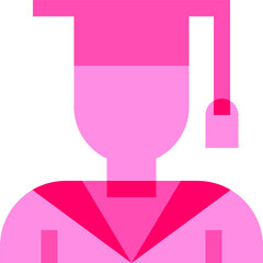 graduated illustration on a white background    