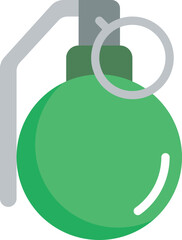 grenade illustration on a white background     