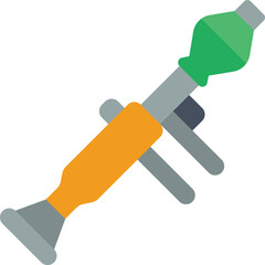 gun illustration on a white background     
