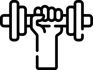 gym illustration on a white background     