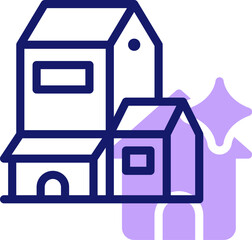 house illustration on a white background    