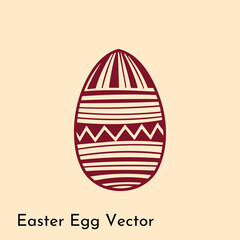 easter egg vector illustration 