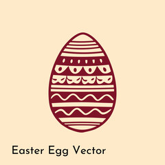 easter egg vector illustration 