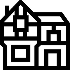 house illustration on a white background     