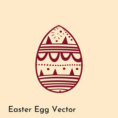easter egg vector illustration 