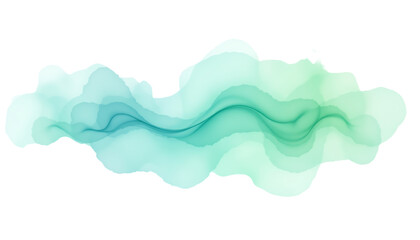 Elegant abstract wavy design in soft green hues.