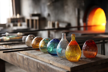 name: empty glassblowing equipment