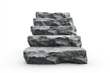 Stone stairway steps