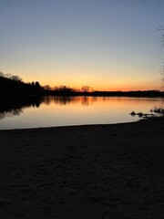 Obraz premium beachtime sunset
